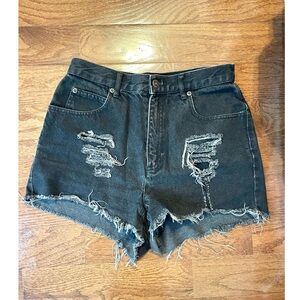 Liz Claiborne Vintage 90s Highwaisted Jean Shorts Sz 6 Petite Gently Used $65
